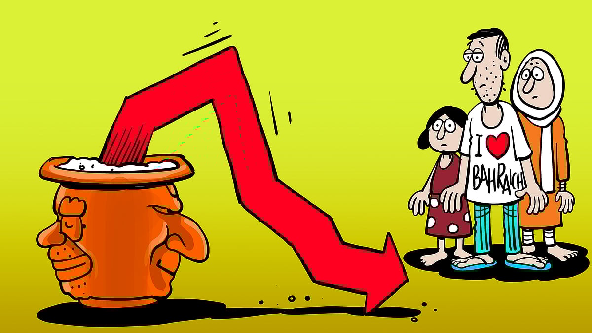 नीति आयोग की बहुआयामी गरीबी सूचकांक 2023 की रिपोर्ट के मुताबिक, उत्तर प्रदेश का सबसे गरीब ज़िला बहराइच है.