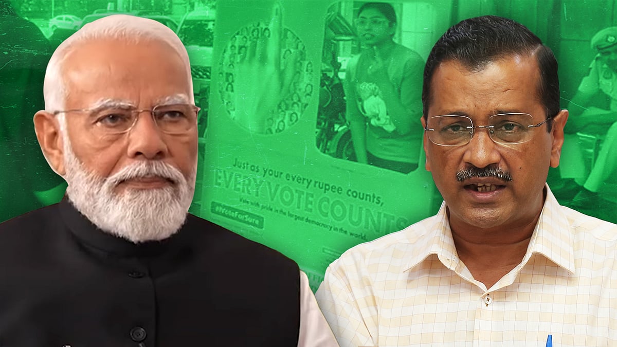 Narendra Modi and Arvind Kejriwal