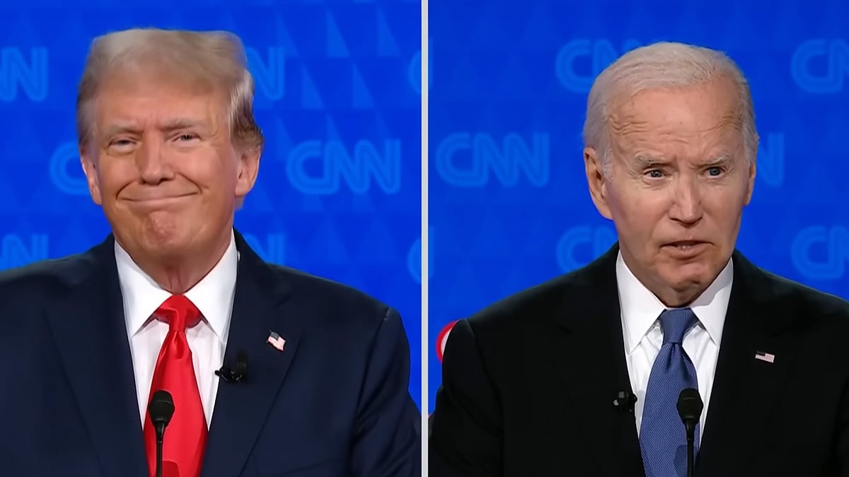 Donald Trump and Joe Biden 