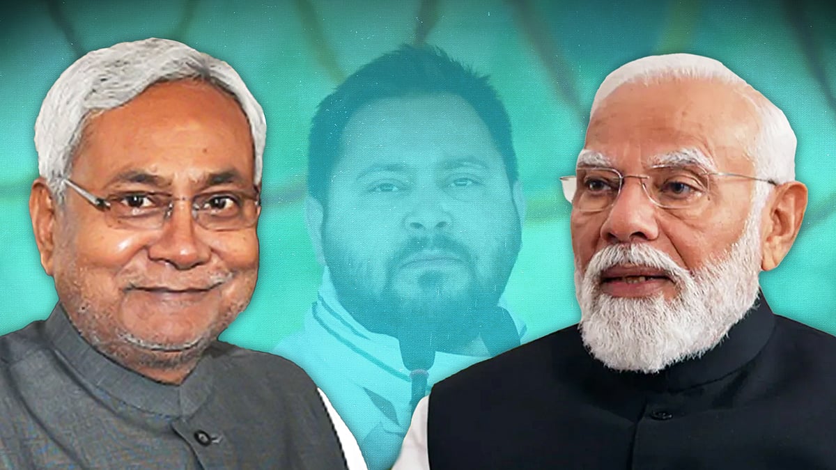 Nitish Kumar and Narendra Modi.