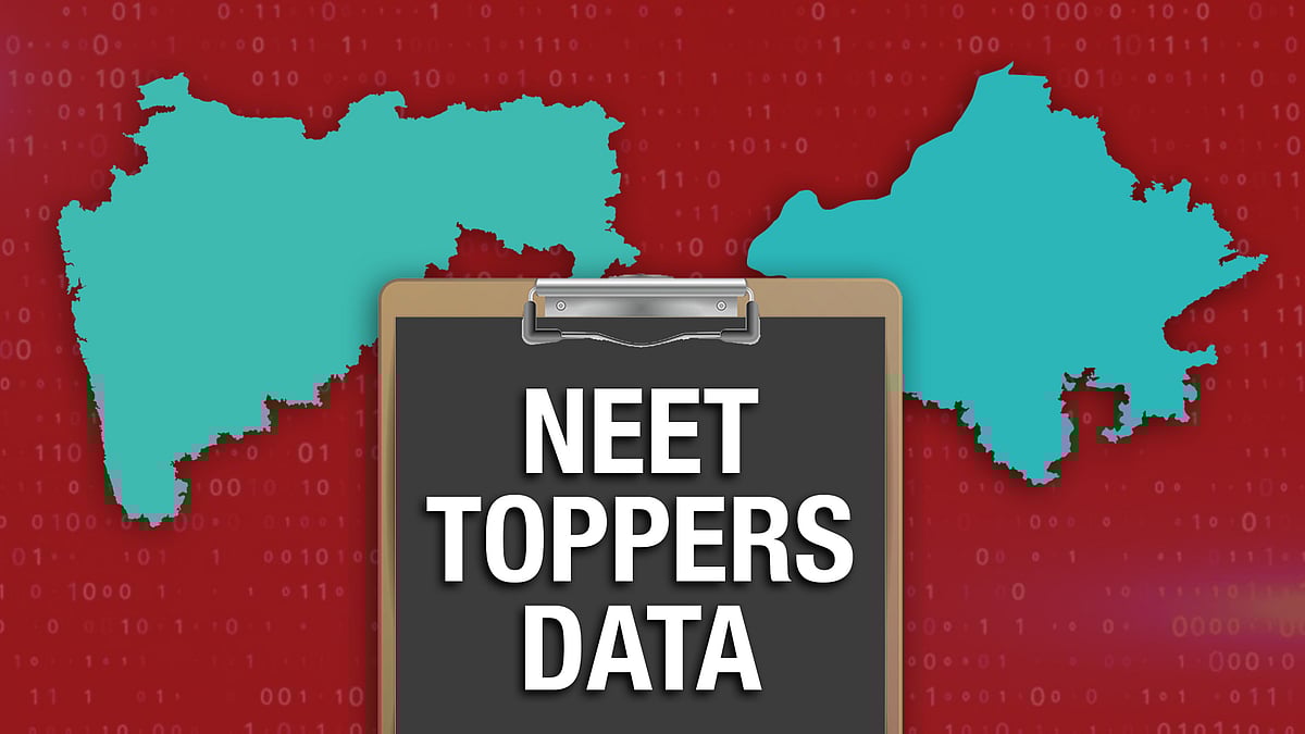 A document saying "NEET Toppers Data".   