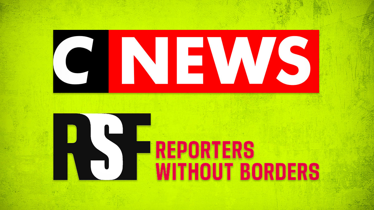 Logos of CNews and RSF.