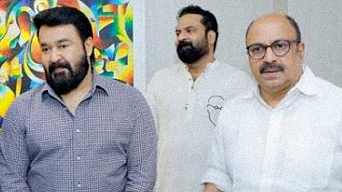 Mohanlal, Tini Tom and Siddique of AMMA.