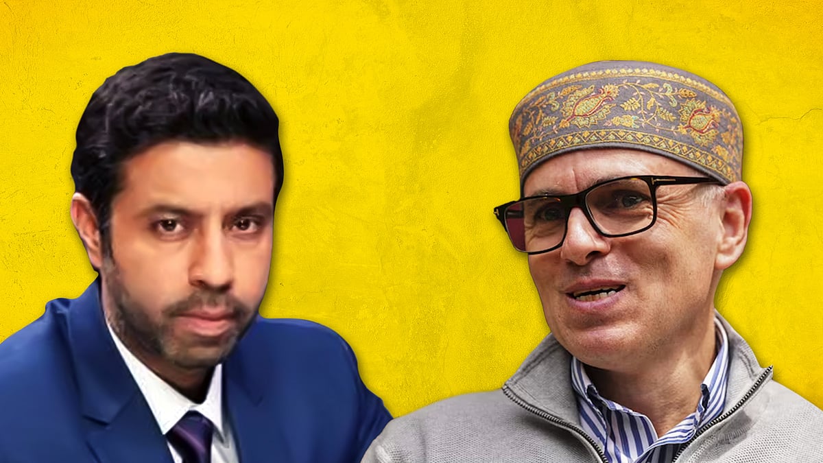 Rahul Shivshankar and Omar Abdullah.