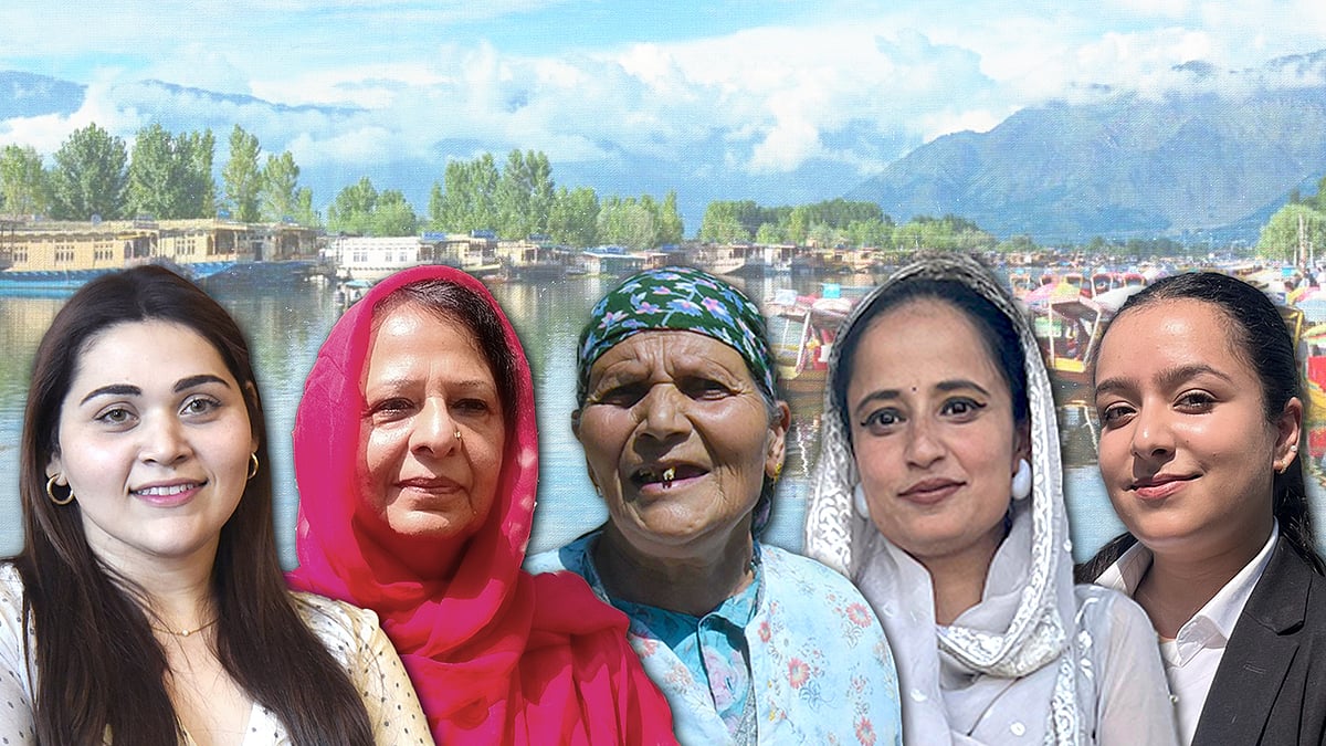 (Left to right) Shriya Handoo, Dilshad Shaheen, Sara Ahangar, Amandeep Kaur and Aatina Zehgir.