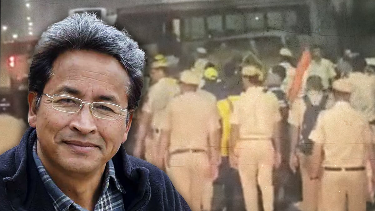 Sonam Wangchuk was detained on Monday night.