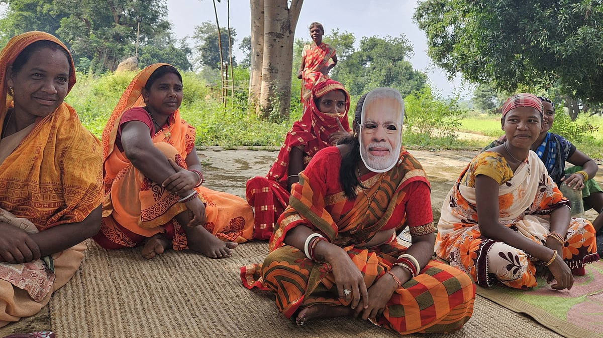 Women from Jorpunda village in Jharkhand.