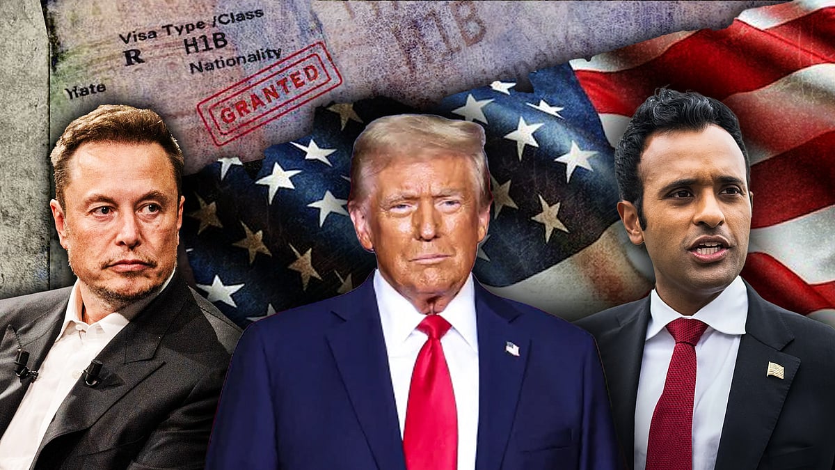 Elon Musk, Donald Trump and Vivek Ramaswamy.