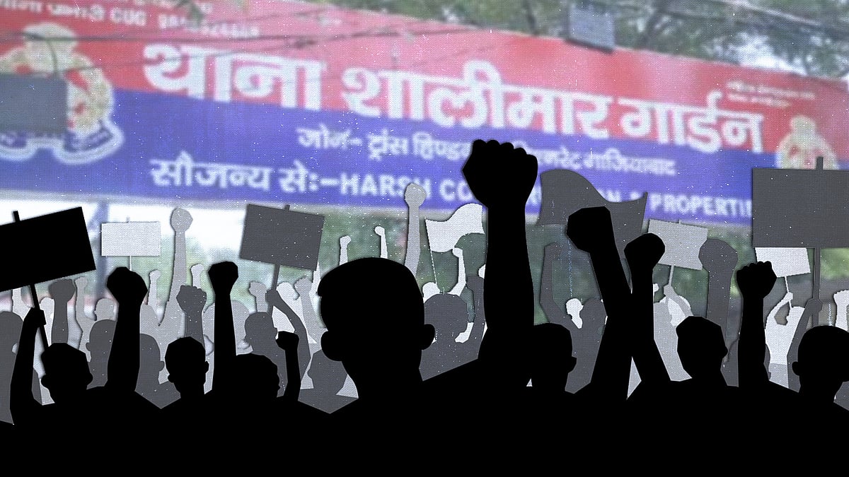 The Ghaziabad Police said the protest was held without permission.