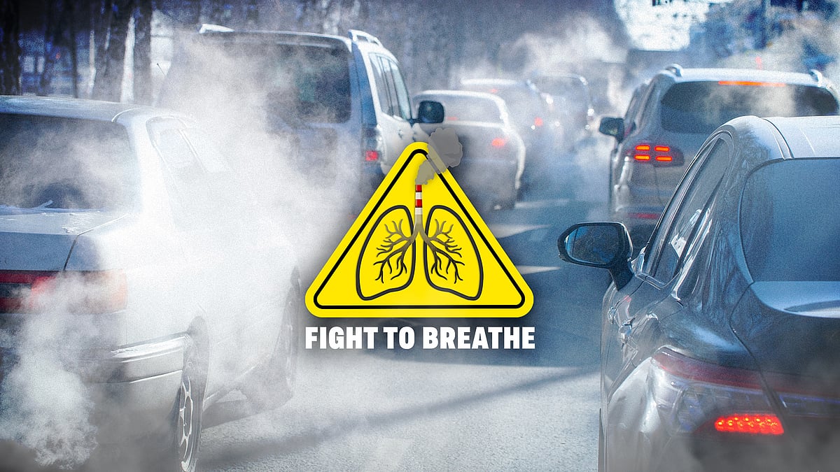 The report said pollution checking centres did not record pollution test values for over five lakh diesel vehicles.