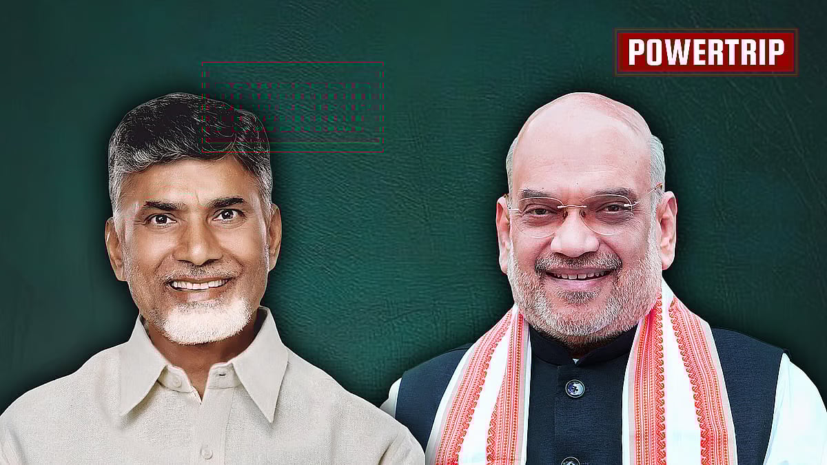 Chandrababu Naidu and Amit Shah.