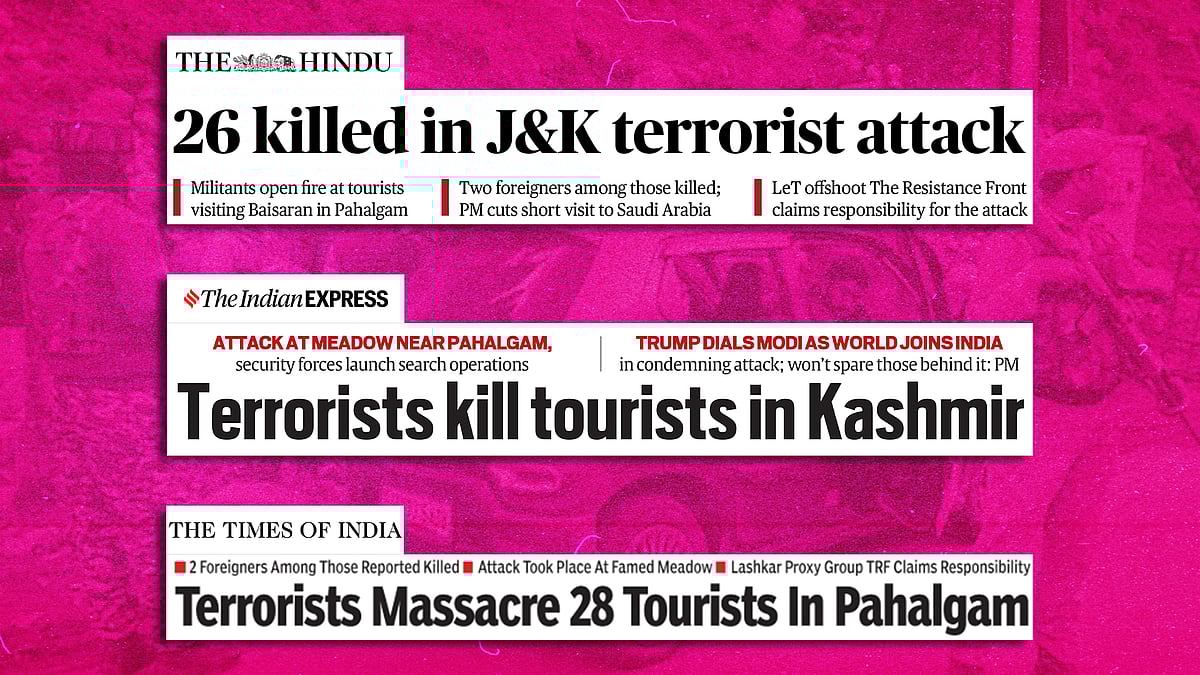 Headlines on the Kashmir attack.