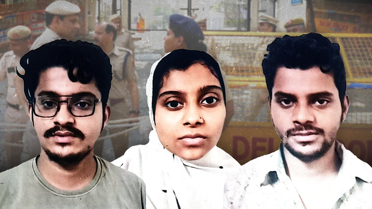 Ashraf, Akram and Famina were detained from their home in Loni.