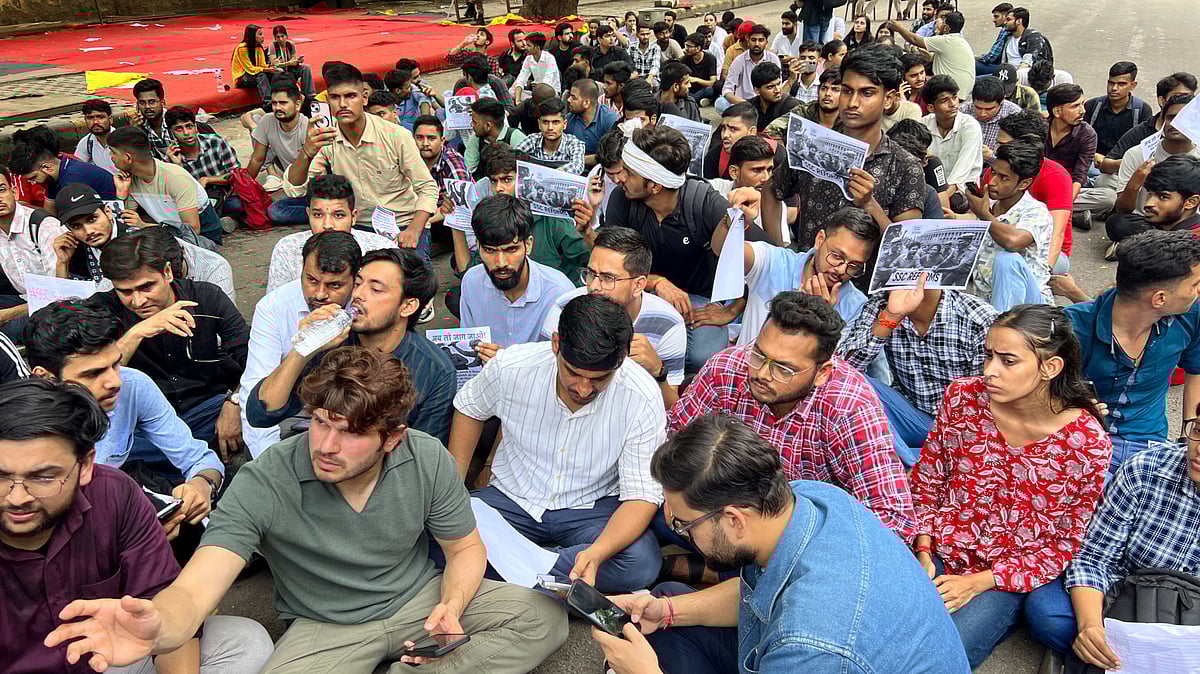 The protest at Jantar Mantar.
