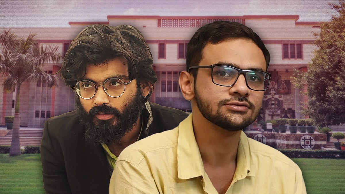 शरजील इमाम और उमर खालिद की तस्वीर.