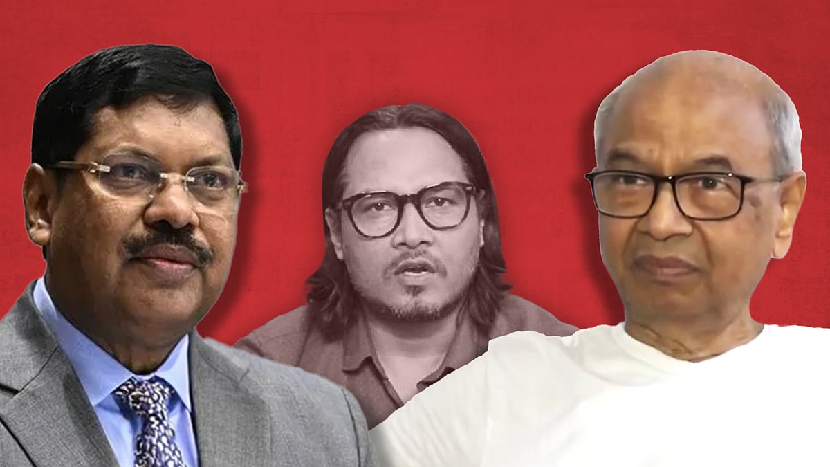 सीजेआई गवई, अजीत भारती और राकेश किशोर की तस्वीर.