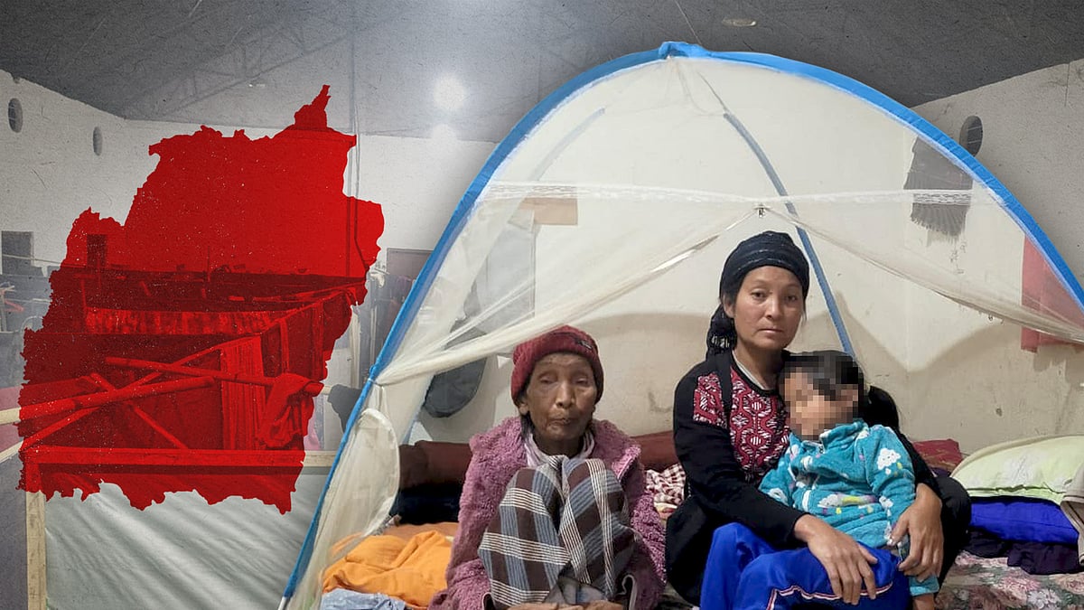 Tingkim left her home in Kangpokpi with her mother, niece and nephew.