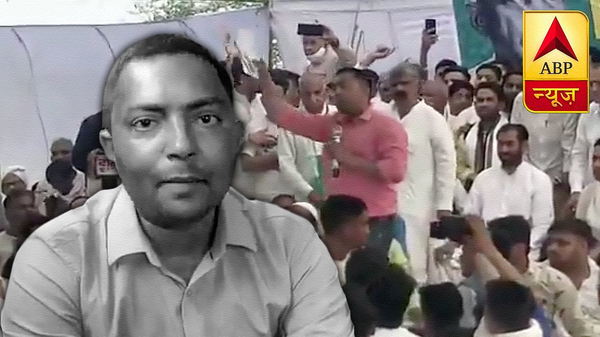 Why an ABP News reporter quit dramatically at Meerut farmers’ meet