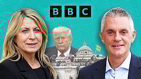 BBC faces crisis as top executives quit over Trump edit
