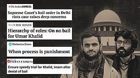 ‘Raises deep concerns’ and ‘disturbing questions’: Newspapers on SC decision to deny Umar Khalid bail