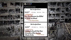 Western coverage of Iran is like a masterclass in saying everything except who did it