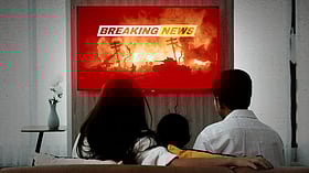 ‘My mother cries on the phone’: TV’s war spectacle leaves Indians in Israel calming frightened families