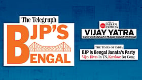 ‘Saffron tsunami’, ‘sunset for the satraps’: Front pages on assembly results