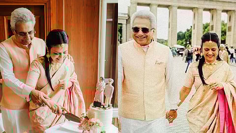 Mahua Moitra Pinaki misra marriage images