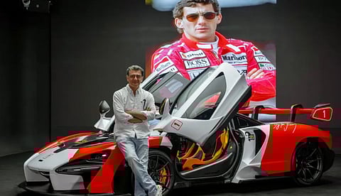 Ajith Kumar with his new Hypercar