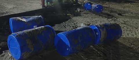 MSC Elsa 3 Ship wreck Barrels found in vizhinjam