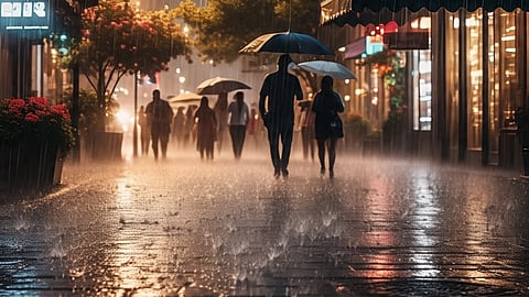 Heavy rain falls in Northern Emirates and Sharjah 