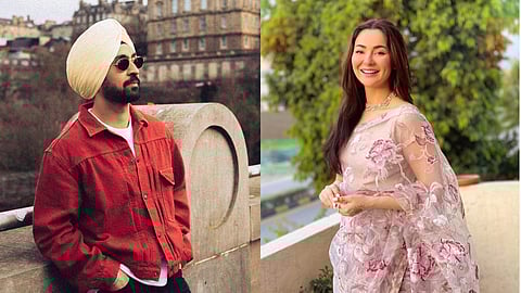 Diljit Dosanj and Haniya Amir