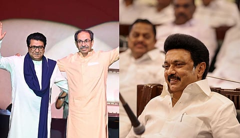 രാജ് താക്കറെ, ഉദ്ധവ് താക്കറെ, എം.കെ. സ്റ്റാലിൻ