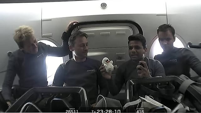 Shubhanshu Shukla in ISS