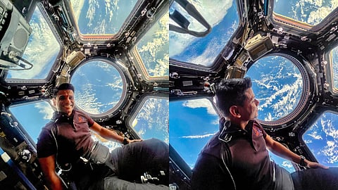 Shubhanshu Shukla in ISS