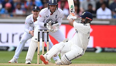 എഡ്ജ്ബാസ്റ്റൺ ടെസ്റ്റിലെ നാലാം ദിനത്തിൽ നിന്ന് 