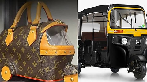 lv auto bag, Louis Vuitton, auto-rickshaw look-alike bag, Louis Vuitton Fashion, എൽവി ഓട്ടോ ബാഗ്, ലൂയി വിറ്റോൺ, ഓട്ടോറിക്ഷയ്ക്ക് സമാനമായ ബാഗ്, ലൂയി വിറ്റോൺ ഫാഷൻ,