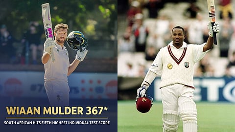 Wiaan Mulder and Brian Lara