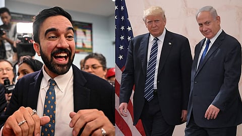 Zohran Mamdani, US President Donald Trump, Israeli Prime Minister Benjamin Netanyahu