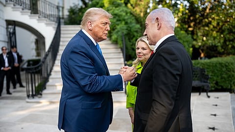 Donald Trump and Benjamin Netanyahu