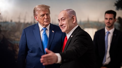 Donald Trump and Benjamin Netanyahu