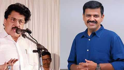 പി.കെ. ശശി, സന്ദീപ് വാര്യർ 