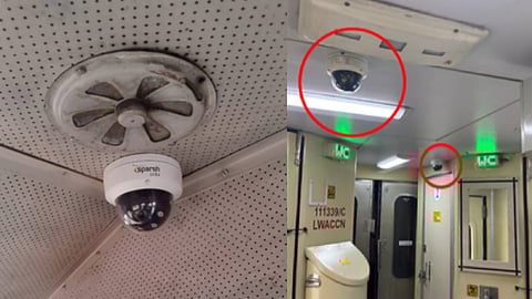 CCTV cameras in passenger coaches