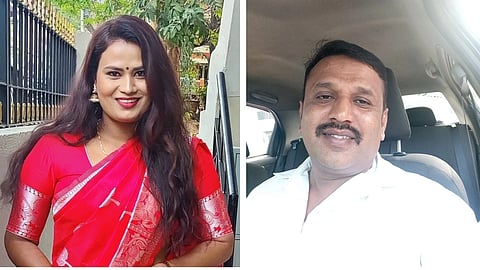 bengaluru tv actress Manjula Shruthi stabbed by Husband