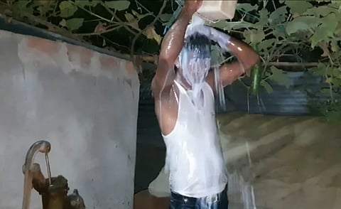 milk bath assam, Viral Video