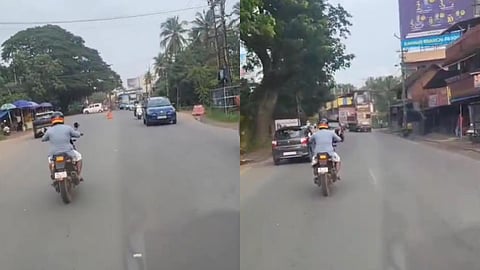 ആംബുലൻസിൻ്റെ വഴി മുടക്കിയ ബൈക്ക് യാത്രികന് 5000 രൂപ പിഴ