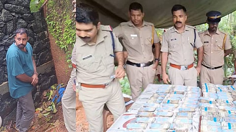 പ്രതി ഷിബിൻ ലാൽ, പൊലീസ് കണ്ടെത്തിയ പണം