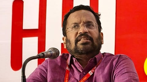 റവന്യൂ മന്ത്രി കെ. രാജന്‍