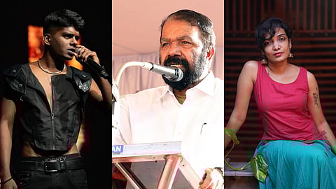 വേടനും ഗൗരിക്കും പിന്തുണയുമായി വി ശിവന്‍കുട്ടി