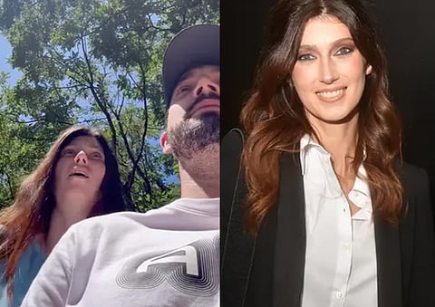 Michael traveled 472 miles to meet French model Sophie Vouzelaud, whom he met through social media.